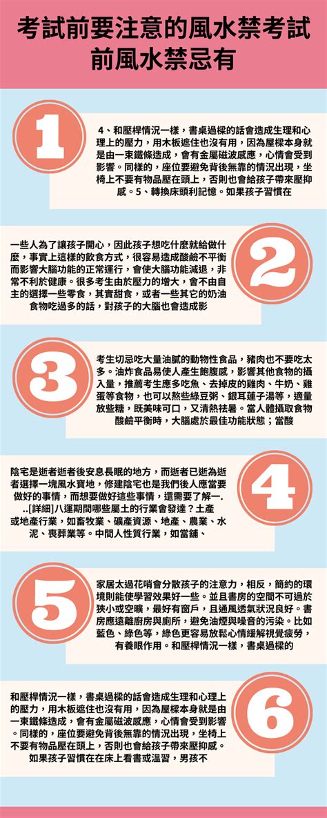 考試禁忌|考試前的準備怎麼做？5個考前應注意的重點總整理